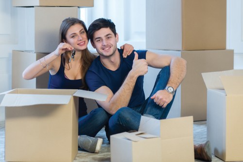 Man and van service helping with a Greenwich home move