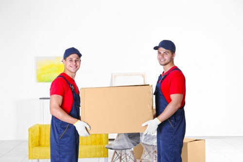 Commercial moving team planning an office relocation in Greenwich