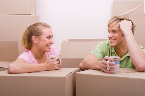 Removalists preparing a local house move in Greenwich