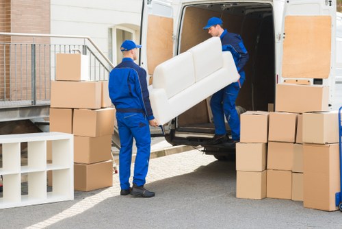 Man and van support for a Greenwich home move
