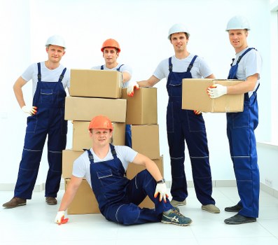 Example moving job in Greenwich residential area