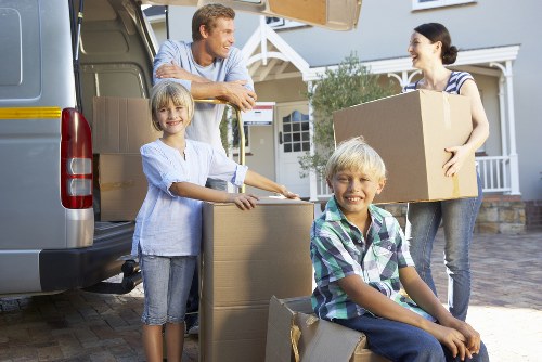 Local Greenwich moving service navigating tight streets and parking